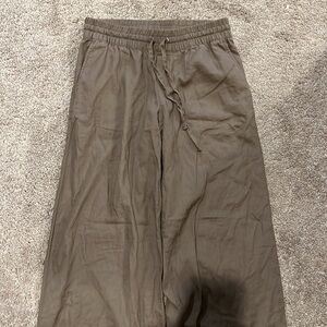 Flowy Linen Dress Pants